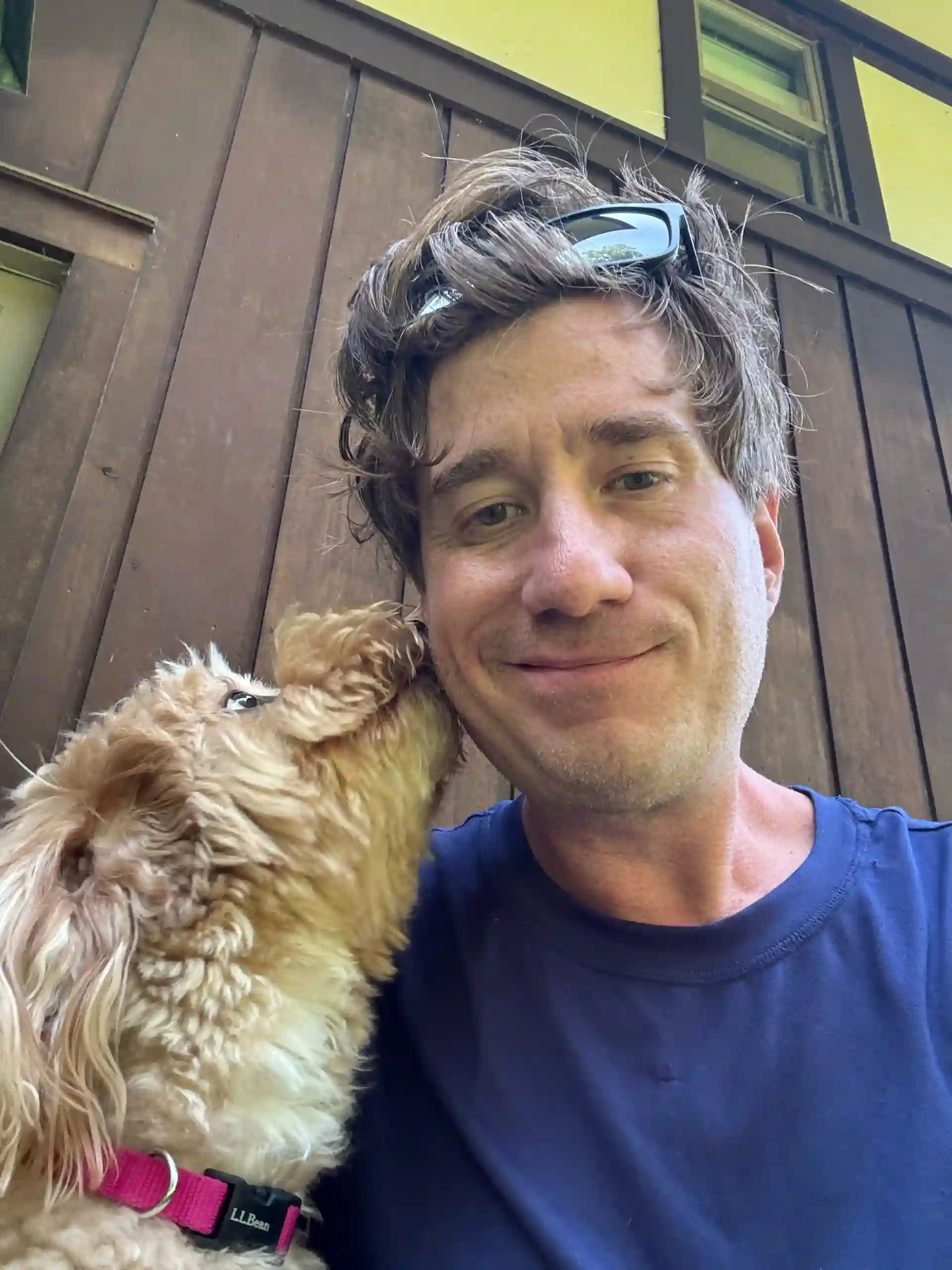 Rosie giving kisses